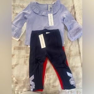 JANIE & JACK set & JOY long sleeve top. Never worn w/ tags!